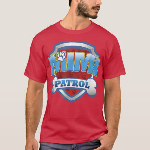 Camiseta Funny Mimi Patrol  Dog Mom, Dad For Men Women 
