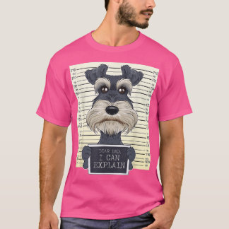 Camiseta Funny Miniature Schnauzer Dad I Miniature Schnauze