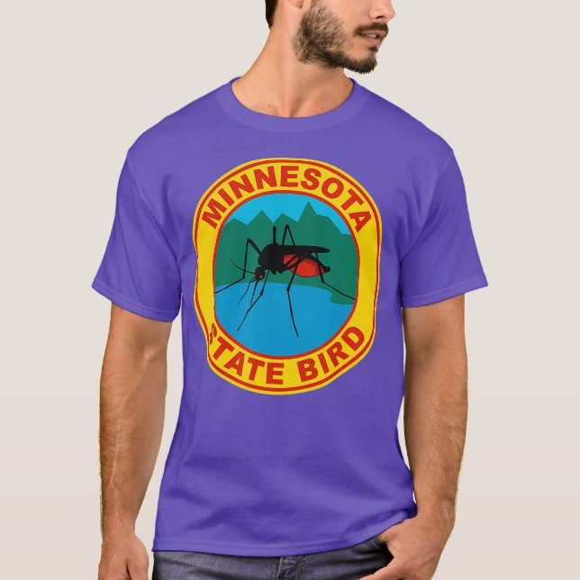 Camiseta Funny Minnesota Mosquito State Bird (Anverso)