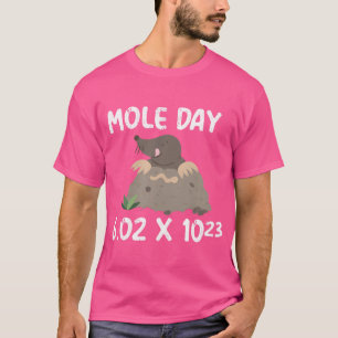 Camiseta Funny Mole Day Matemáticas de Química Física Avoga