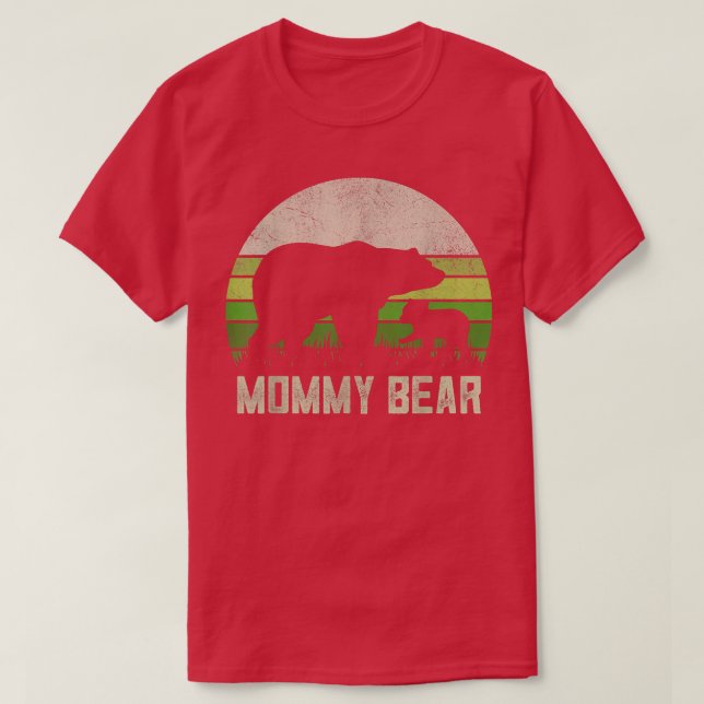 Camiseta Funny Mom Shirts From Son Daughter, Cub Mommy Bear (Diseño del anverso)