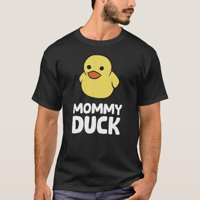Camiseta Funny Mommy Duck Rubber Duck (Anverso)