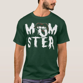 Camiseta Funny Momster Halloween Mom Costume Family Matchin
