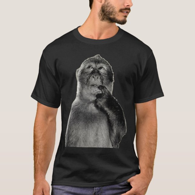 Camiseta Funny Monkey Meme With Retro Odore Humor Art Style (Anverso)