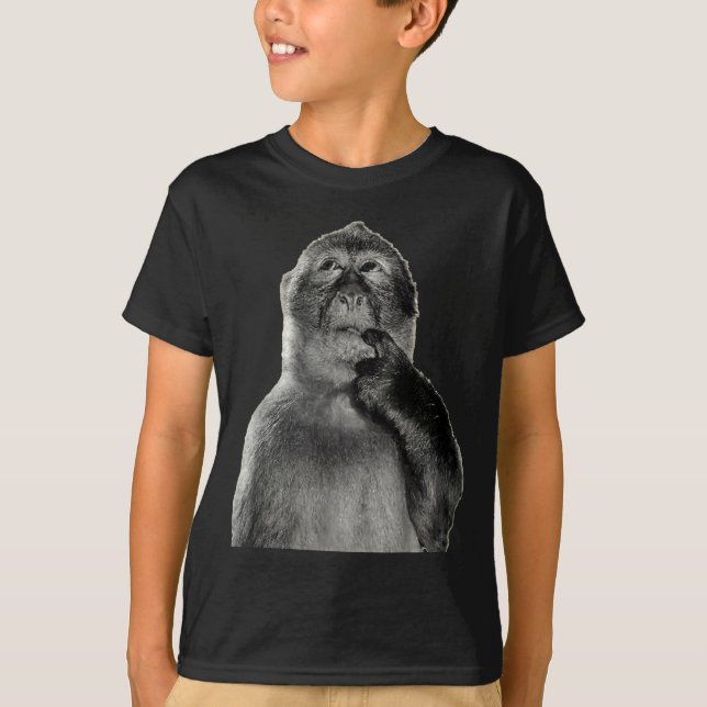 Camiseta Funny Monkey Meme With Retro Odore Humor Art Style (Anverso)