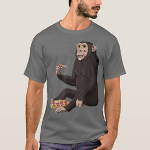 Camiseta Funny Monkey Pizza Lover Chimp
