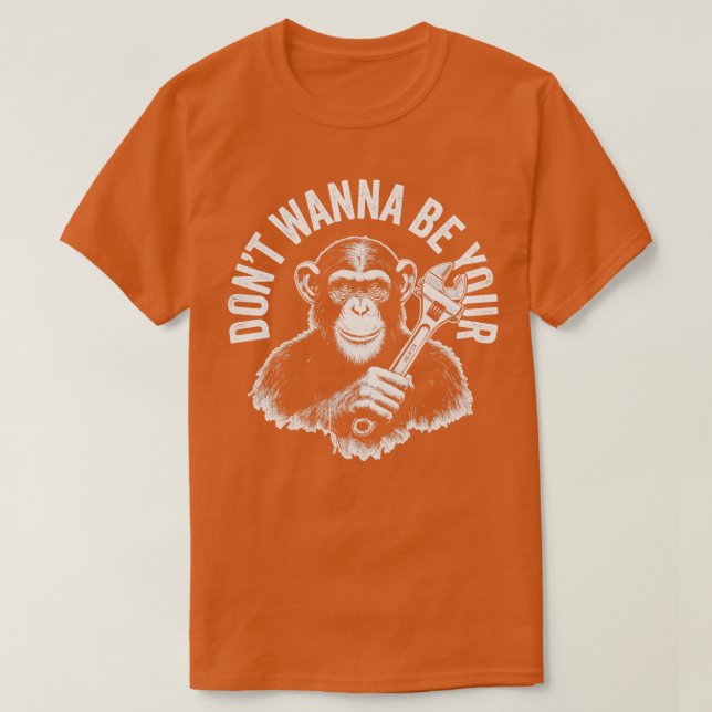 Camiseta Funny Monkey Wrench 90 Rock Foos (Diseño del anverso)