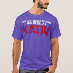 Camiseta Funny Monstruo De Kaiju Este Es Mi Disfraz Humano