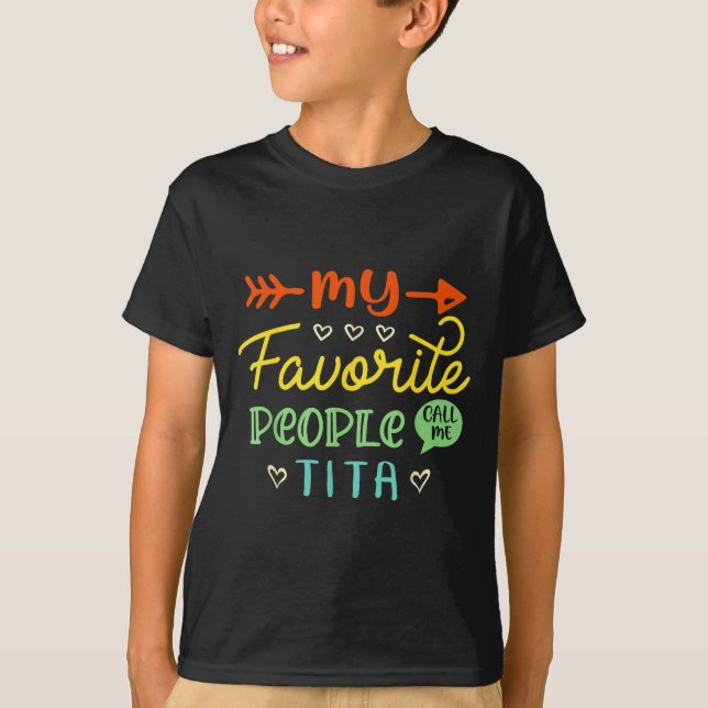 Camiseta Funny Mother's Day Gift My Favorite People Call Me (Anverso)