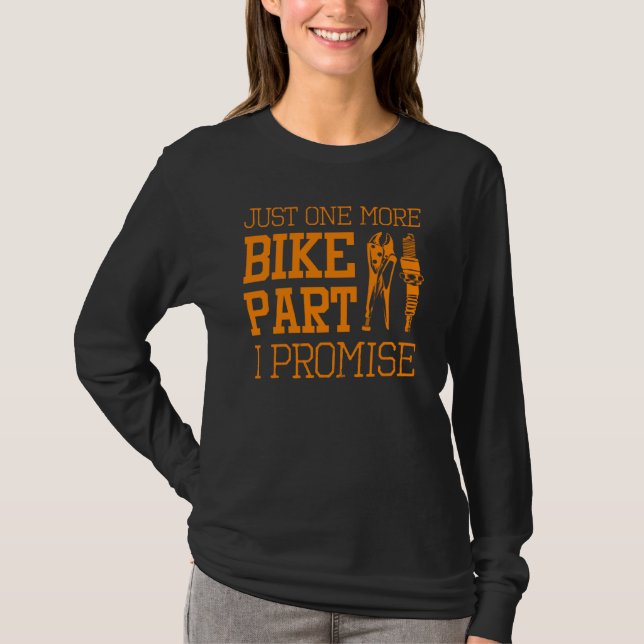 Camiseta Funny Motocicleta Mecánica Hombres Guay Una Bicicl (Anverso)