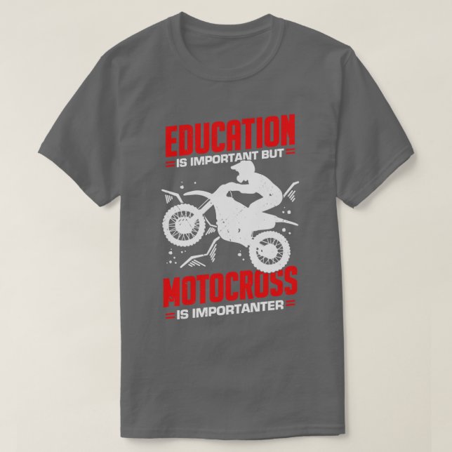 Camiseta Funny Motocross Dirt Bike Rider Gift 1 (Diseño del anverso)