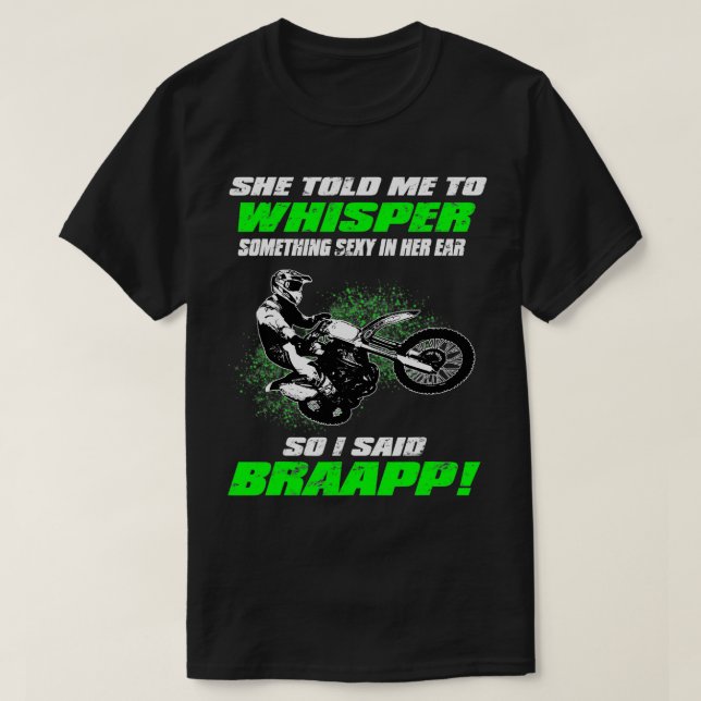Camiseta Funny Motocross y Supercross 2 Stoke Gift (Diseño del anverso)