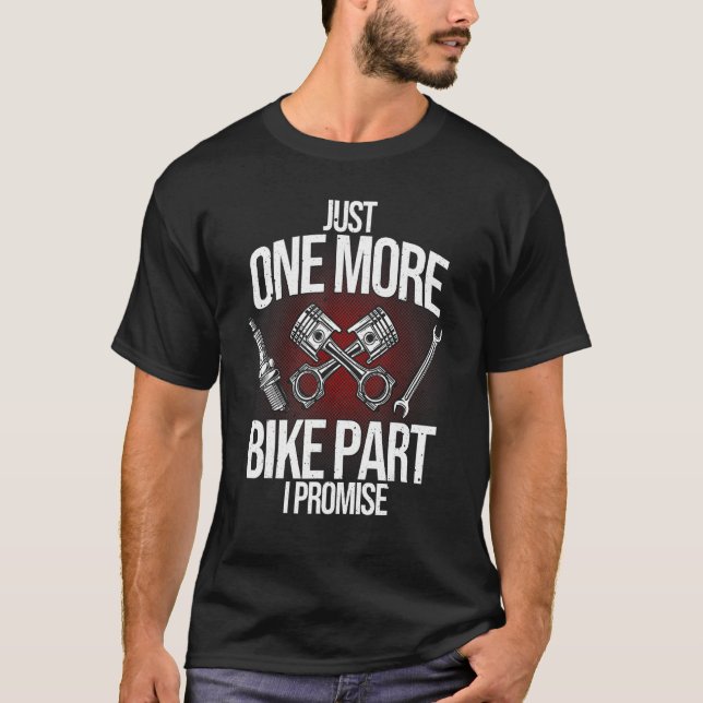 Camiseta Funny Motorcycle Mechanft Gift Men Guay One More B (Anverso)
