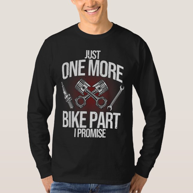 Camiseta Funny Motorcycle Mechanft Gift Men Guay One More B (Anverso)