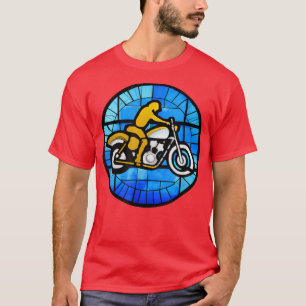 Camiseta Funny Motorcycle Shirt Men Boys Dad Biker Rider Bi