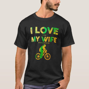 Camiseta Funny Mountain Bike Art Para Hombres Dad Husband M