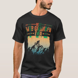 Camiseta Funny Mountain Bike Design para Hombres Vintage Bi