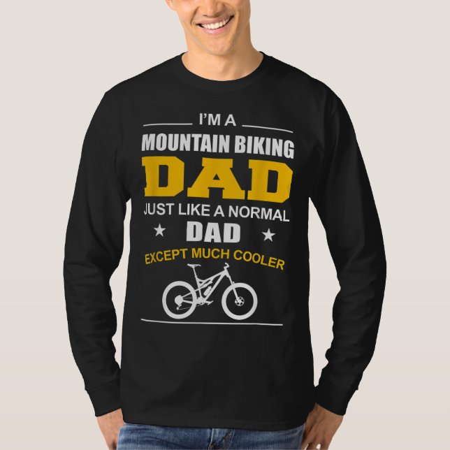 Camiseta Funny Mountain Bike - Mountain Biking Dad (Anverso)