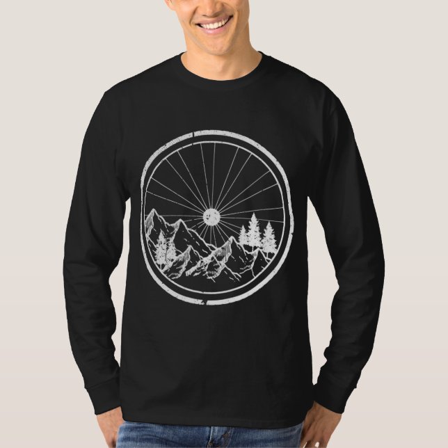 Camiseta Funny Mountain Bike - MTB Ciclismo Bicicleta (Anverso)