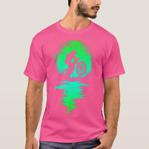Camiseta Funny Mountain Bike MTB Ciclismo Sunset Silh