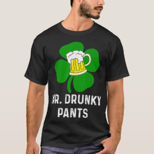 Camiseta Funny Mr Drunky Pants St Patricks Day Beer Lover C