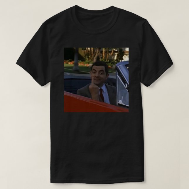 Camiseta Funny mr Pegatina de diseño de memes con el dedo m (Diseño del anverso)