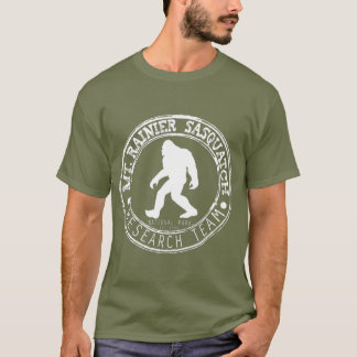Camiseta Funny Mt Rainier Parque Nacional Sasquatch
