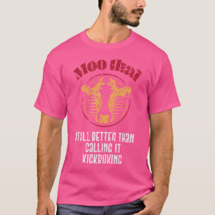 Camiseta Funny Muay Thai Boxen Y Kampfpsort Mma Kickboxin