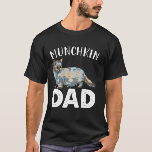 Camiseta Funny Munchkin Papa Cuse Love Cats Hombres Día del
