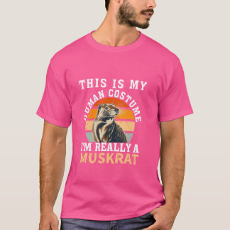 Camiseta Funny Muskrat Cita Guay Muskrat Hombres Mujeres Ni
