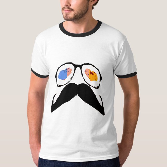 Camiseta Funny Mustache (Anverso)