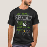 Camiseta Funny My Perfect 10th Birthday Game All Day Gamers<br><div class="desc">Gracioso Mi Perfecto Juego de Cumpleaños 10 Todo El Día Jugadores Niños.</div>