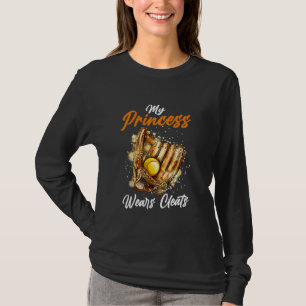 Camiseta Funny My Princess Wears Limpia a Mamá Jugadora De
