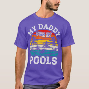 Camiseta Funny Nadador Vacaciones Retro Daddy Pee