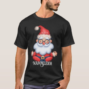 Camiseta Funny Namasleigh medita en Santa Claus ho