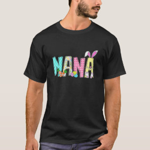 Camiseta Funny Nana Bunny Ears Rabbit Easter Family Matchin