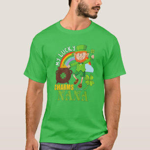 Camiseta Funny Nana Paddy Day St Patricks Lucky Charms Call
