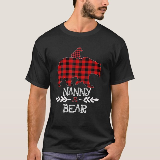 Camiseta Funny Nanny Bear Matando A Los Navidades De La Fam (Anverso)