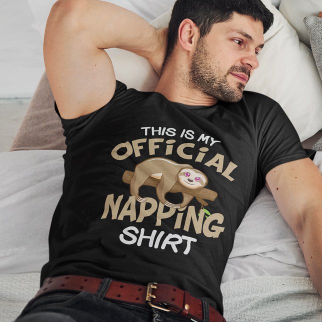 Camiseta Funny Napping Slots oficial durmiendo Pajama (Subido por el creador)