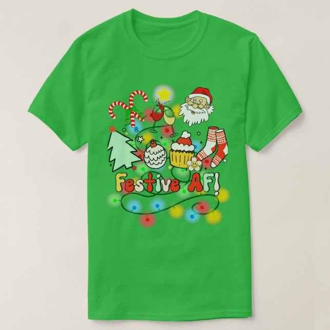 Camiseta Funny Navidades Af (Diseño del anverso)
