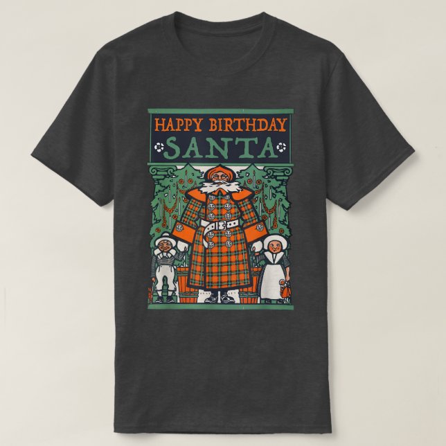 Camiseta Funny Navidades ateos Felices cumpleaños Santa (Diseño del anverso)