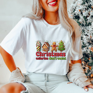 Camiseta Funny Navidades Calories T-Shirt