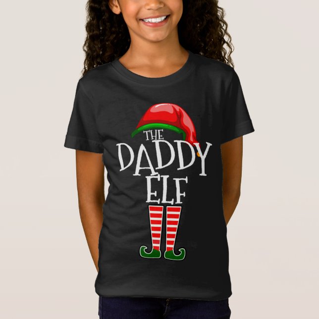 Camiseta Funny Navidades Daddy Elf Mateo (Anverso)