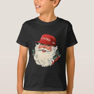 Camiseta Funny Navidades de Donald Trump en Santa Claus fer