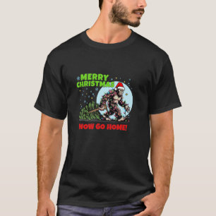Camiseta Funny Navidades de la familia Bigfoot Sasquatch Sa