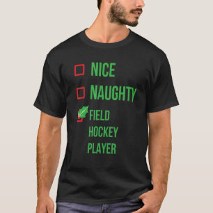 Camiseta Funny Navidades de Pajama, jugador de hockey sobre