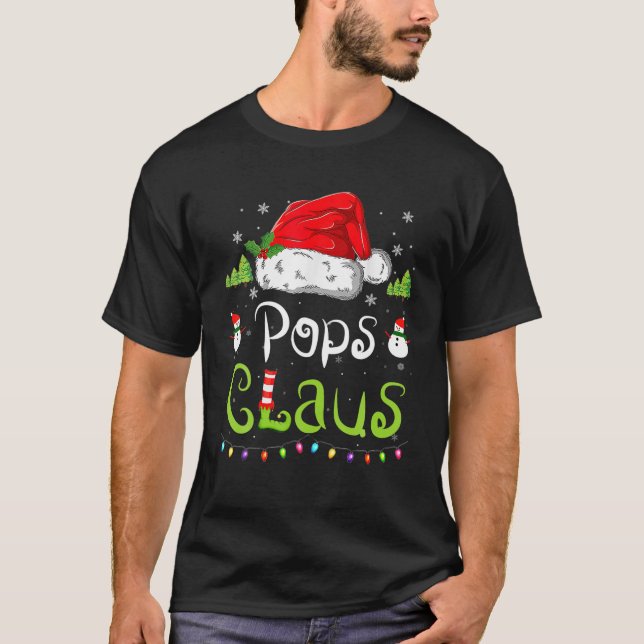 Camiseta Funny Navidades de Pajamas Santa Hat (Anverso)