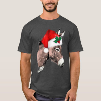 Camiseta Funny Navidades de Santa Donkey navidad 
