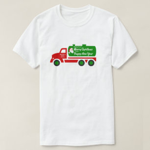 Camiseta Funny Navidades de Santa Septic Camionero Tu Salud