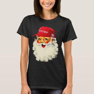 Camiseta Funny Navidades Donald Trump de Santa Claus feriad
